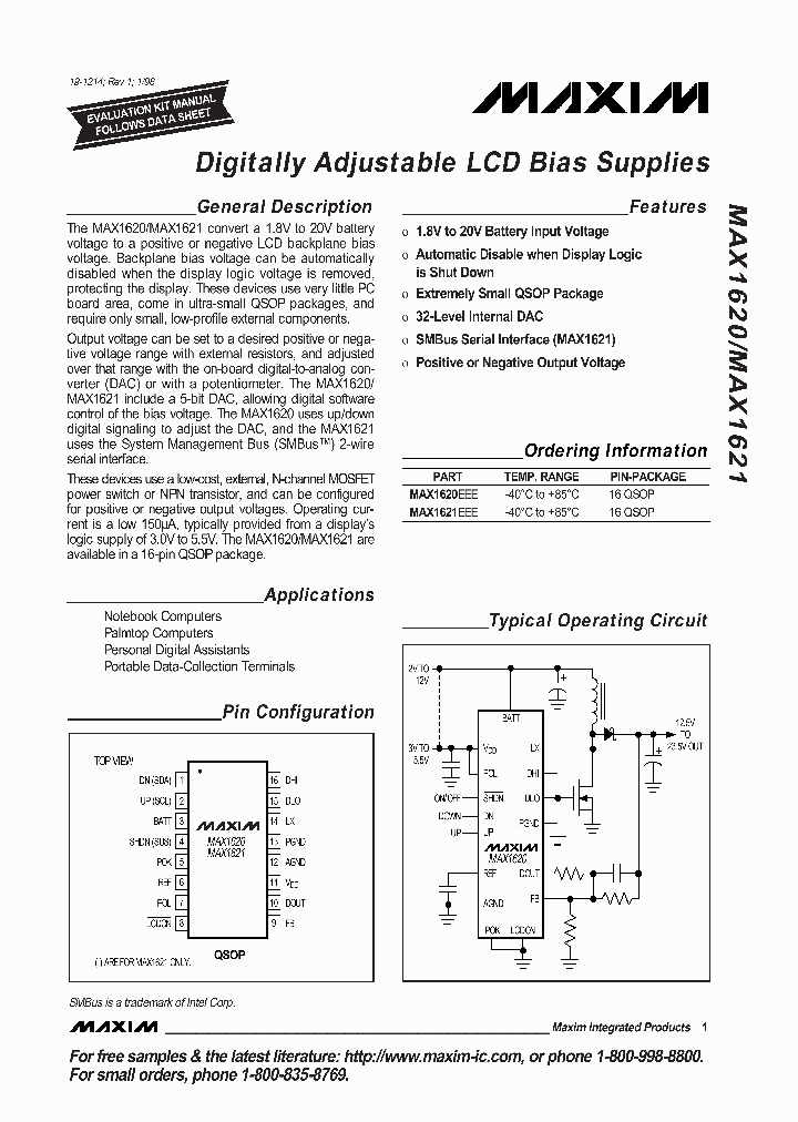 MAX1620_155359.PDF Datasheet