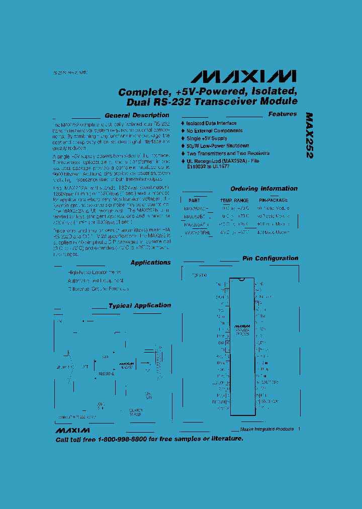 MAX2511_51380.PDF Datasheet