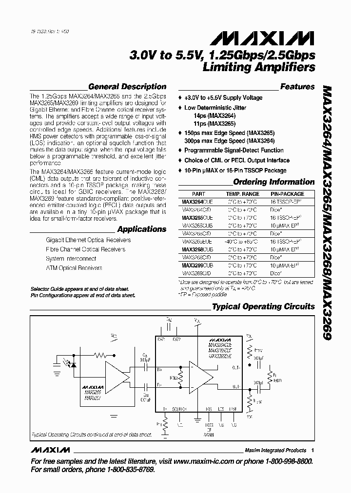 MAX3264_80920.PDF Datasheet