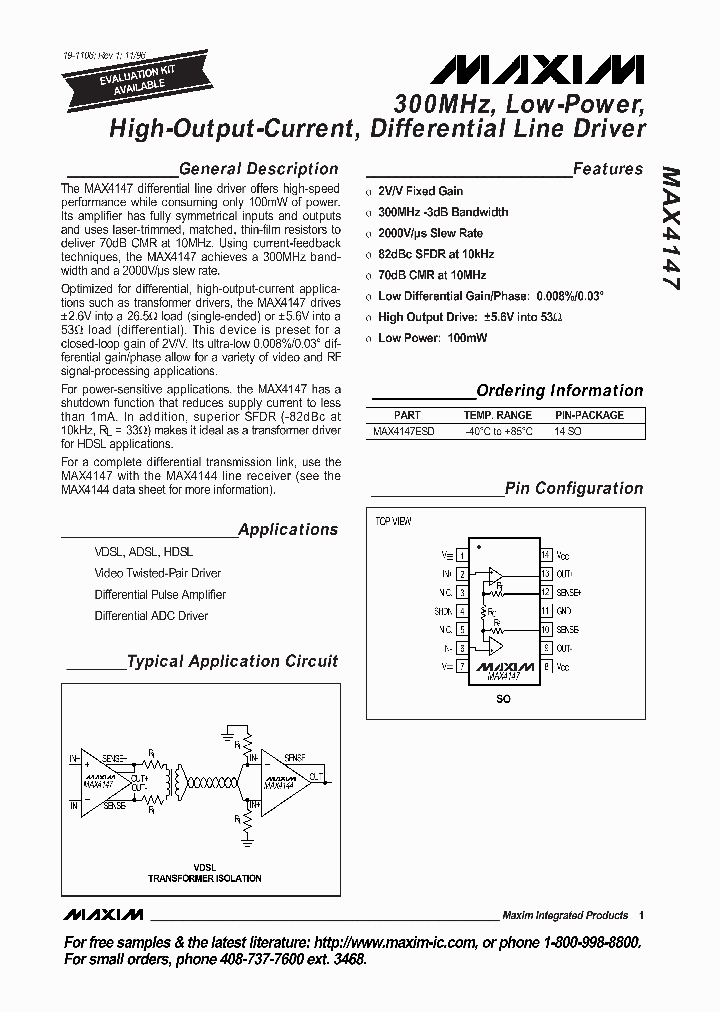 MAX4147_91853.PDF Datasheet