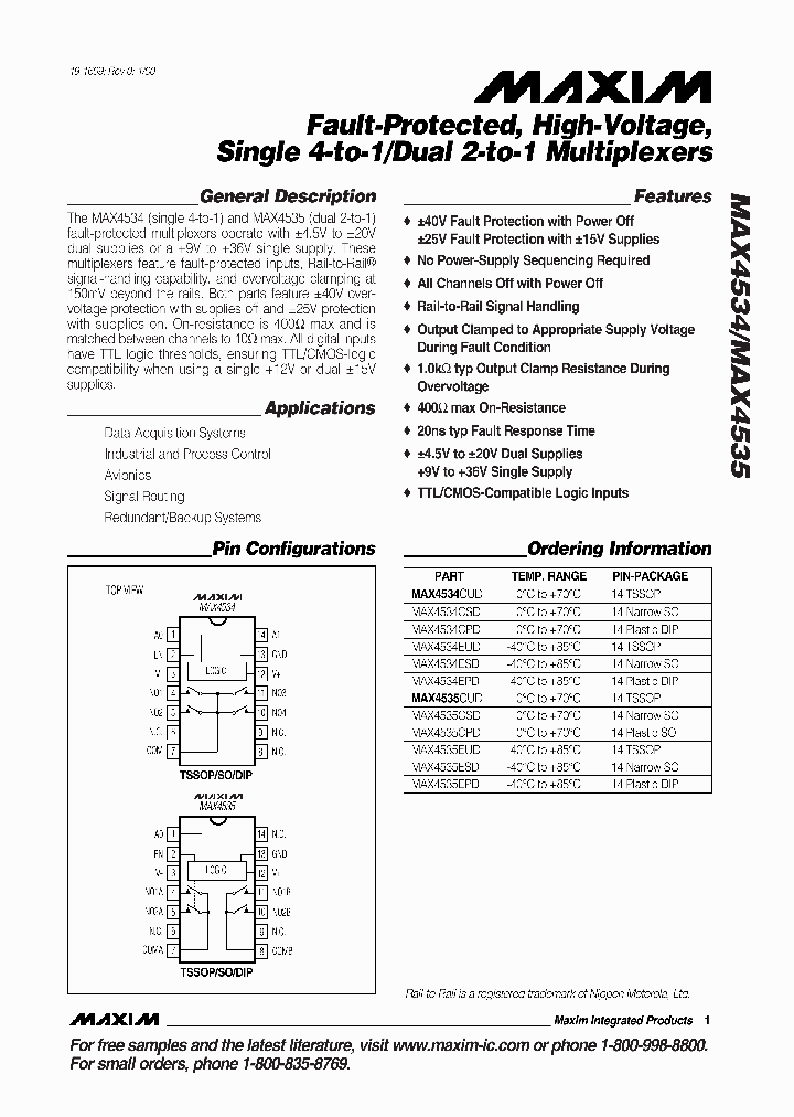 MAX4534_131247.PDF Datasheet