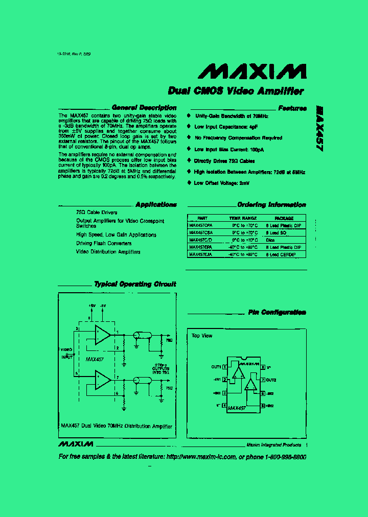 MAX457_29964.PDF Datasheet