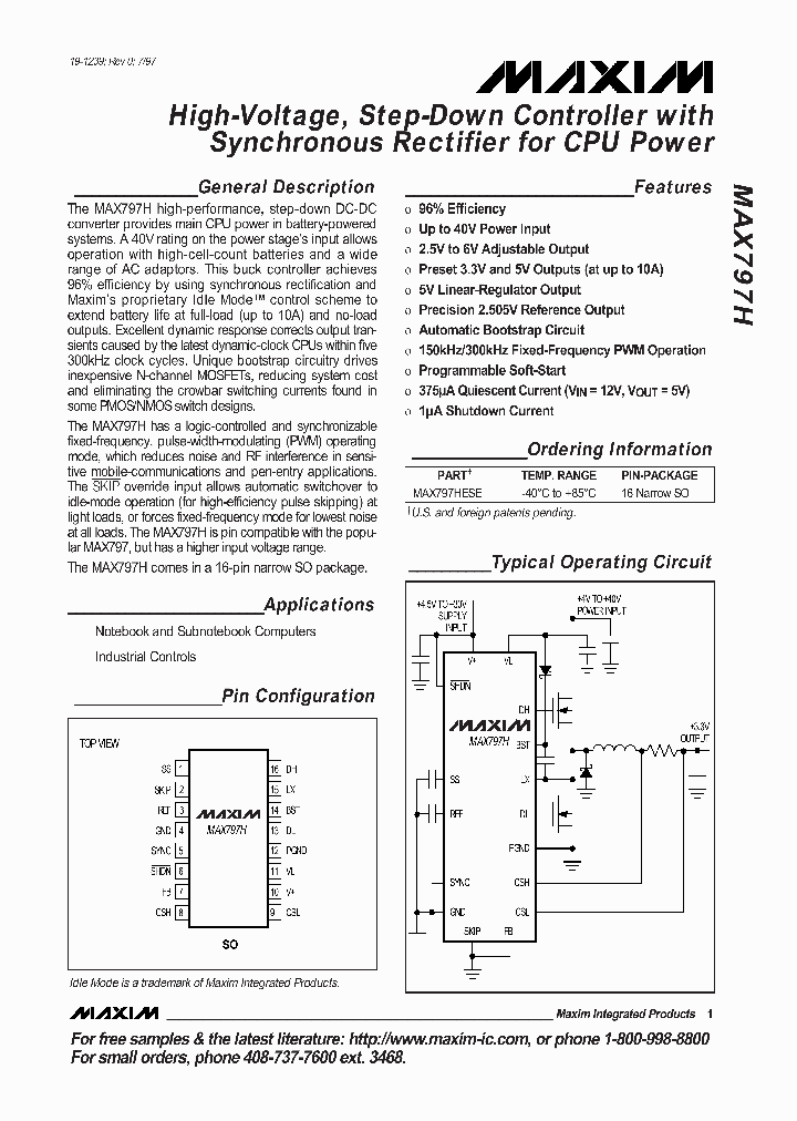 MAX797_142587.PDF Datasheet