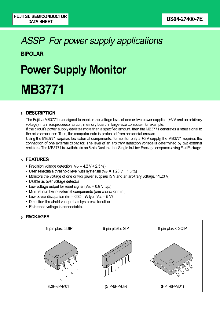 MB3771_107587.PDF Datasheet