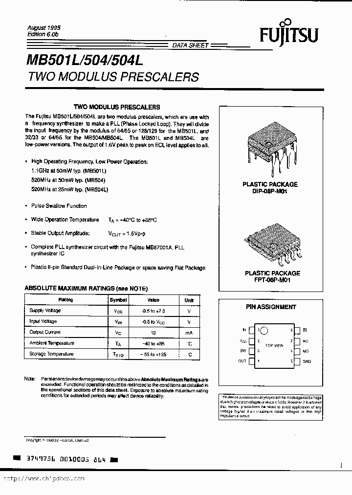 MB504L_123282.PDF Datasheet