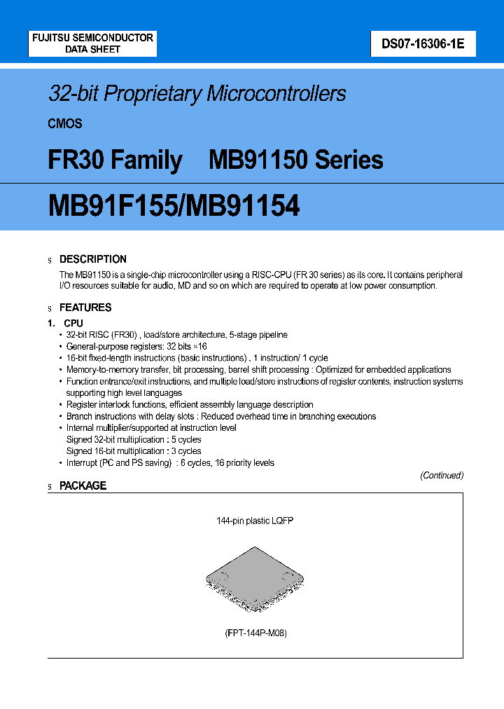MB91154_99630.PDF Datasheet