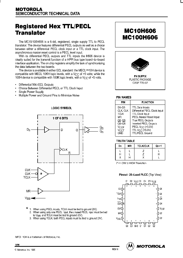 MC100H606_82986.PDF Datasheet