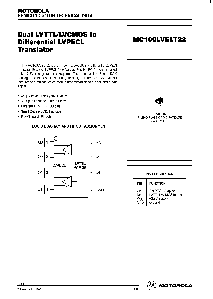 MC100LVELT22_84949.PDF Datasheet