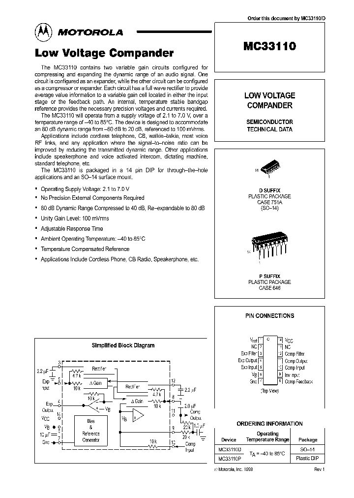 MC33110_132452.PDF Datasheet