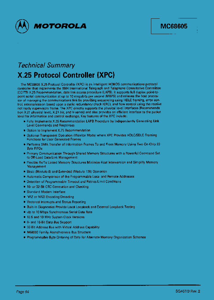 MC68605_118505.PDF Datasheet