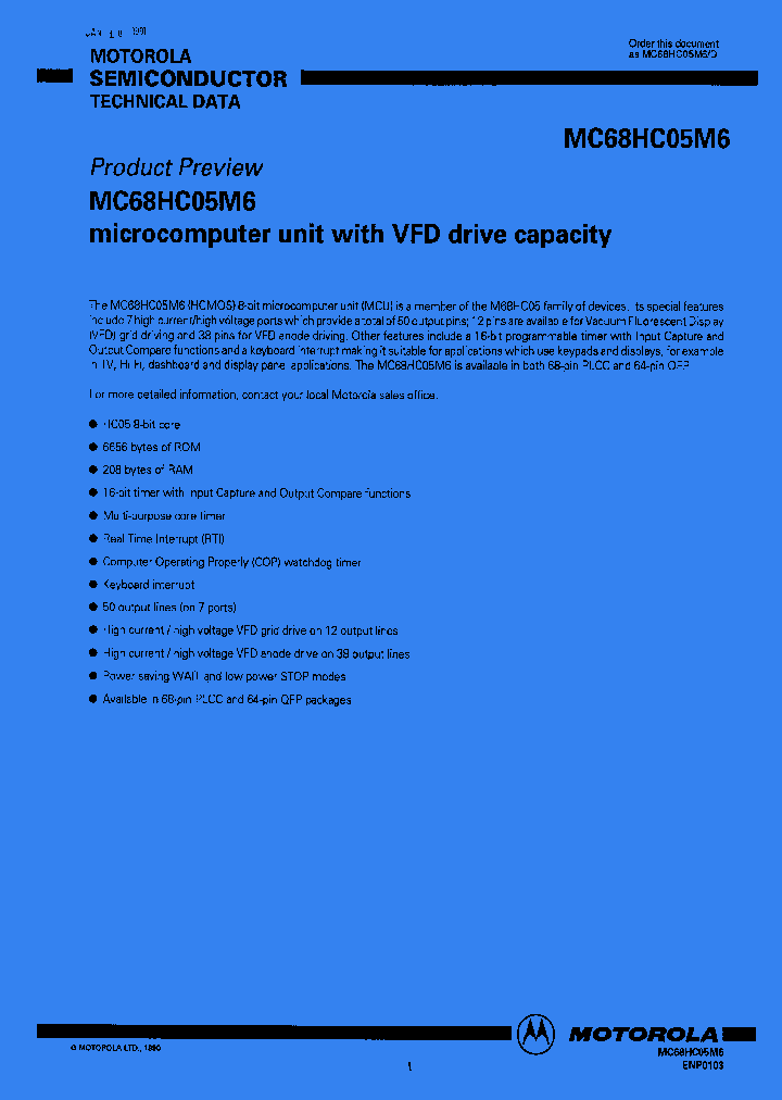 MC68HC05M6_31018.PDF Datasheet
