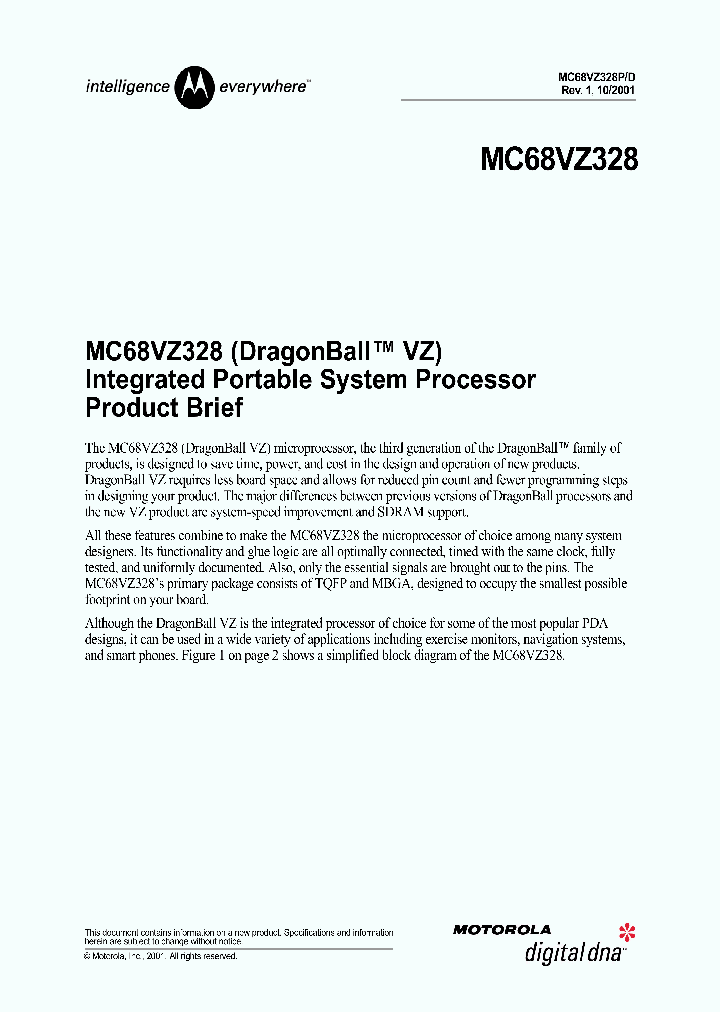 MC68VZ328P_87537.PDF Datasheet