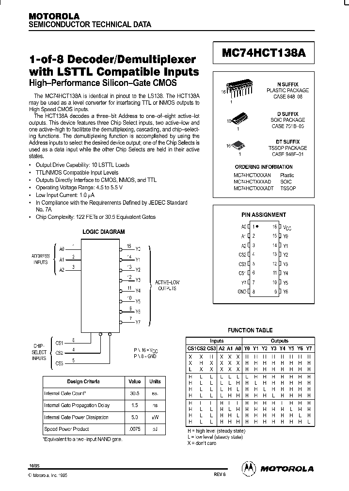 MC74HCT138_177034.PDF Datasheet