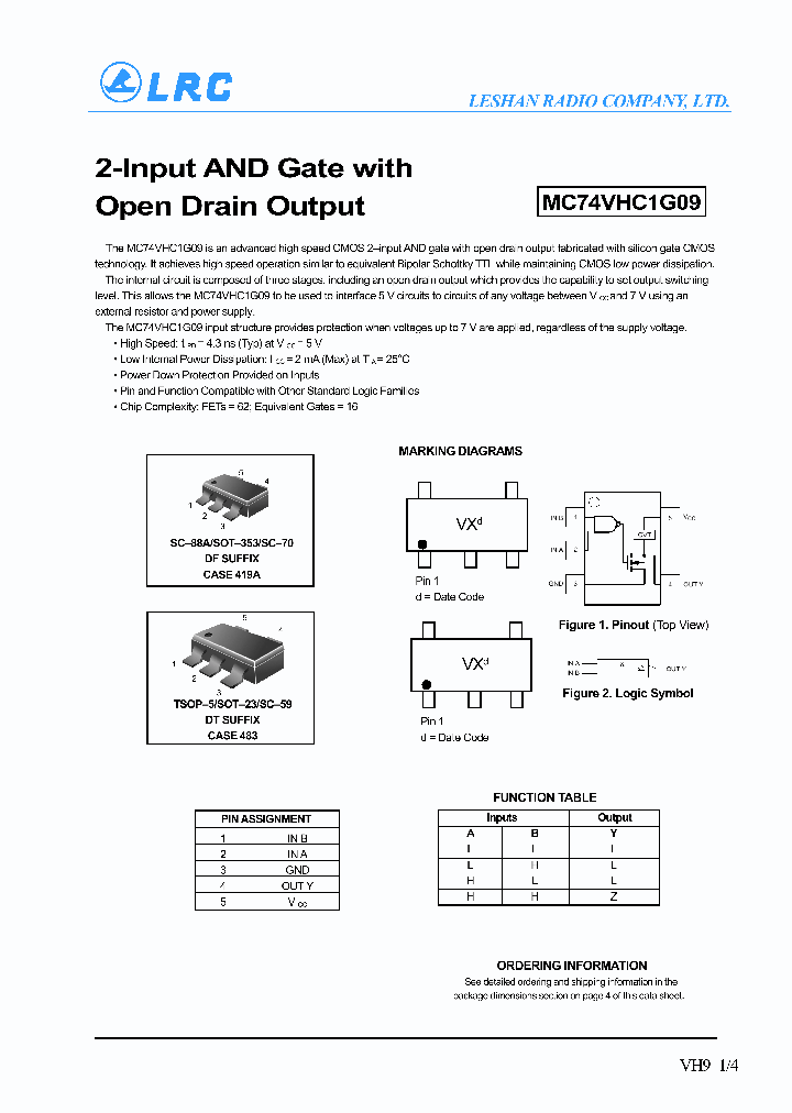 MC74VHC1G09DFT2_184851.PDF Datasheet