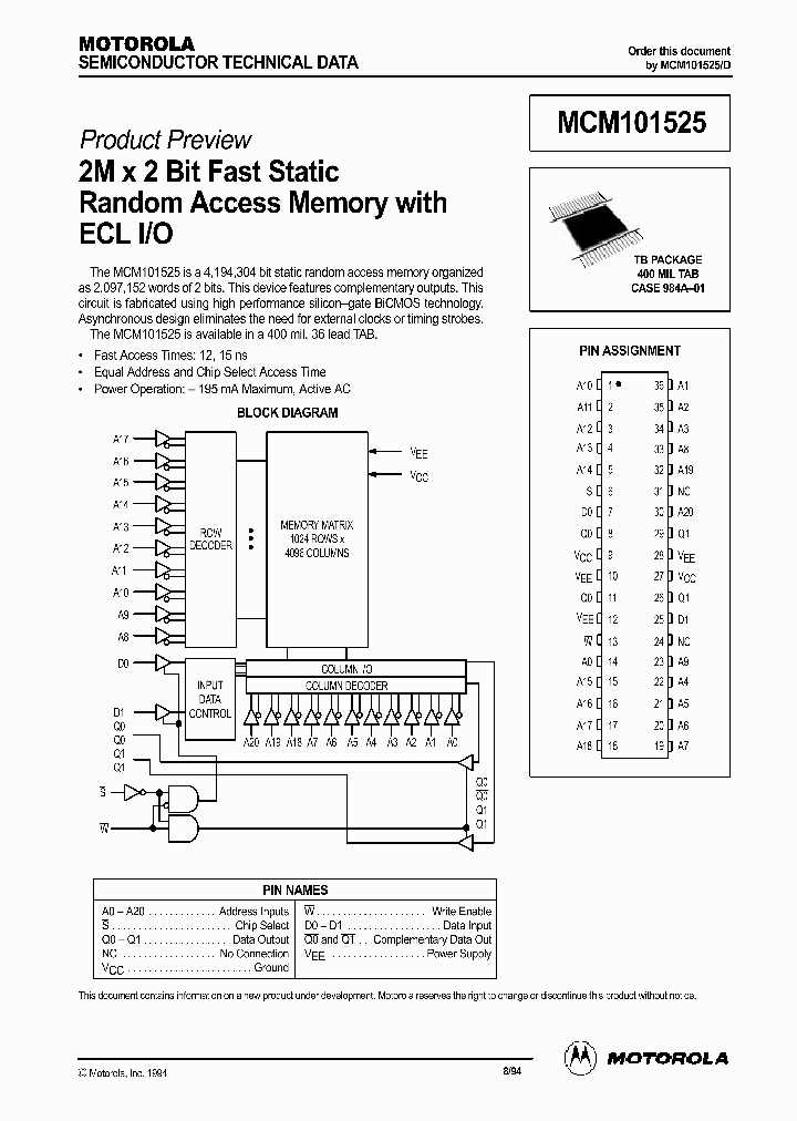 MCM101525_129163.PDF Datasheet