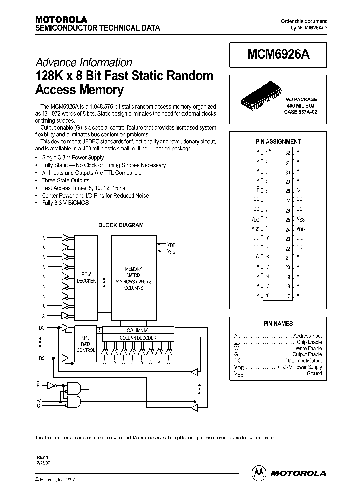 MCM6926A_130843.PDF Datasheet