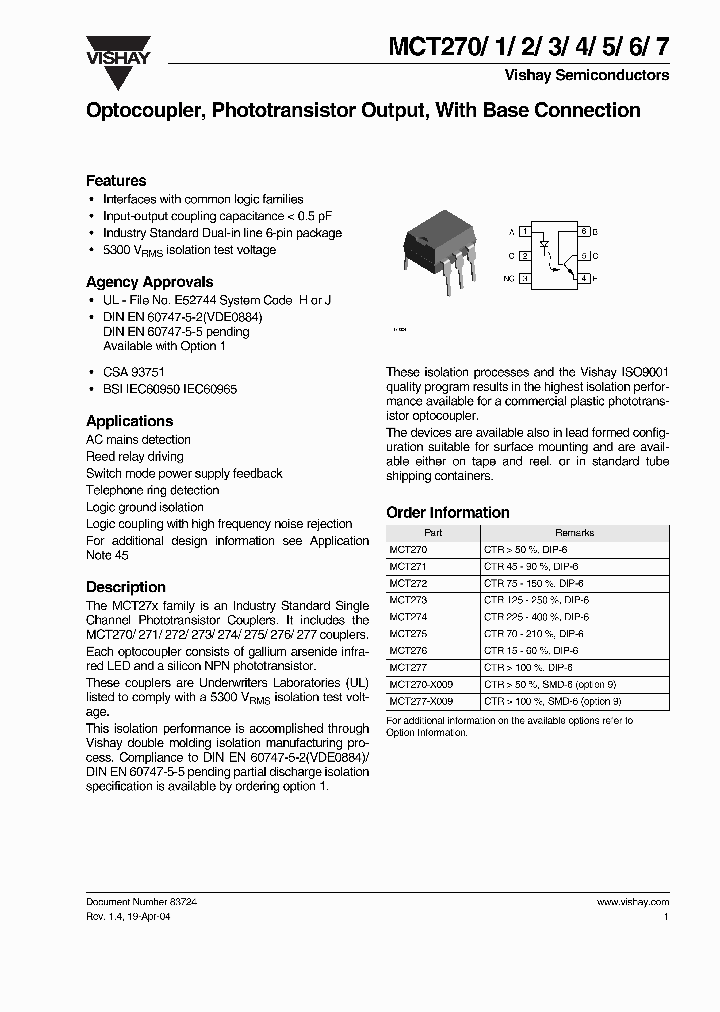 MCT270-X009_49672.PDF Datasheet