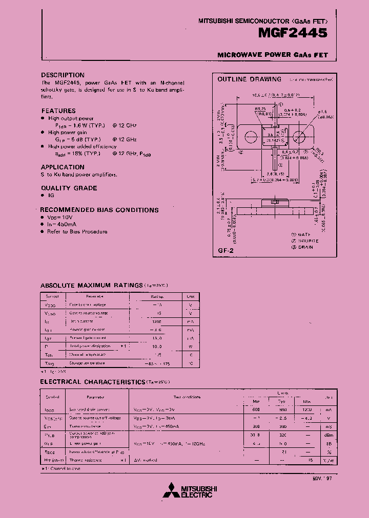 MGF2445_180685.PDF Datasheet
