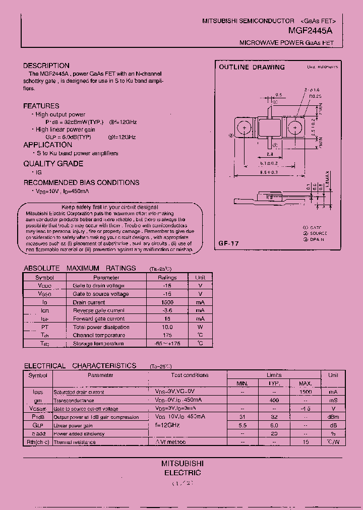MGF2445A_180686.PDF Datasheet