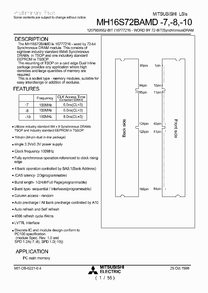 MH16S72BAMD-10_39312.PDF Datasheet