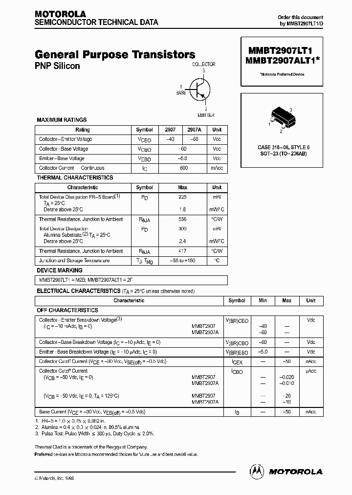 MMBT2907LT1_153672.PDF Datasheet