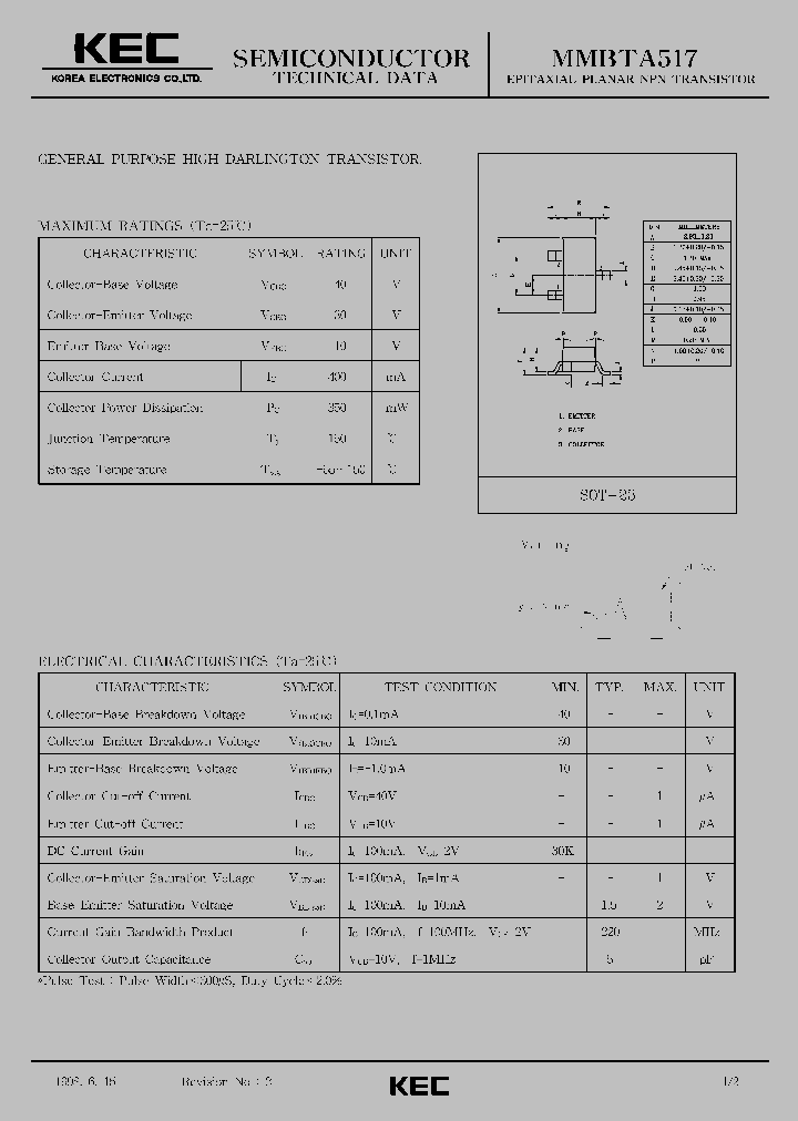 MMBTA517_122462.PDF Datasheet