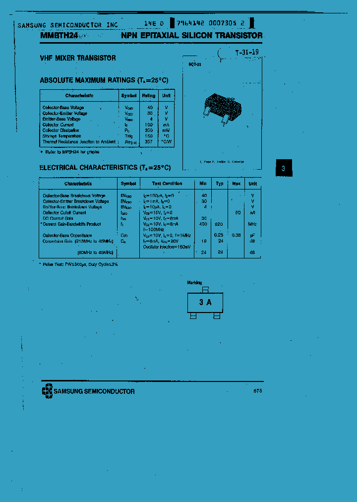 MMBTH24_150927.PDF Datasheet