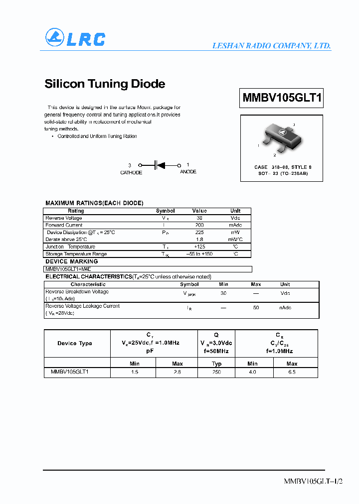 MMBV105GL_56806.PDF Datasheet