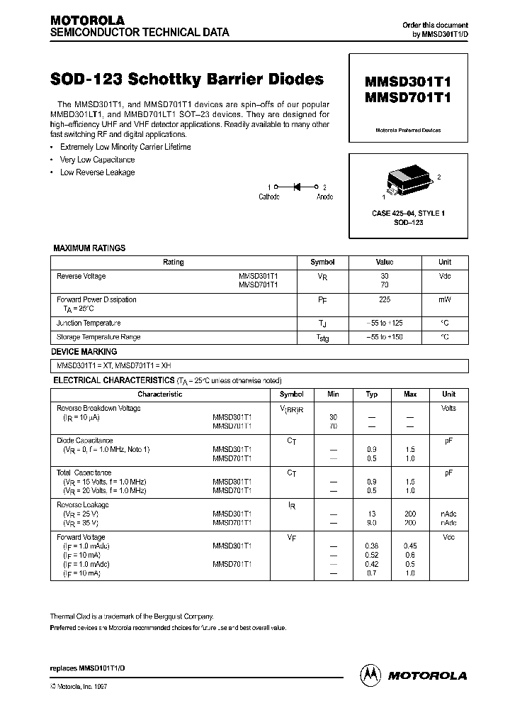 MMSD301T1_41857.PDF Datasheet