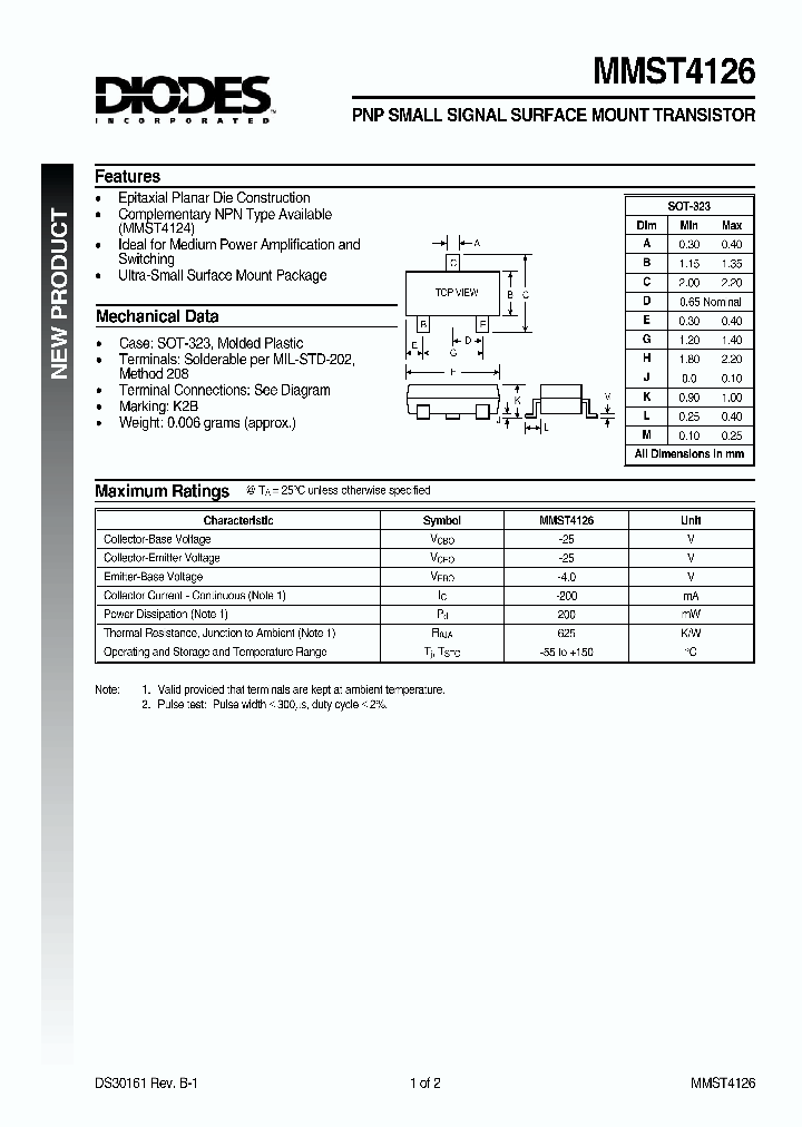 MMST4126_77549.PDF Datasheet