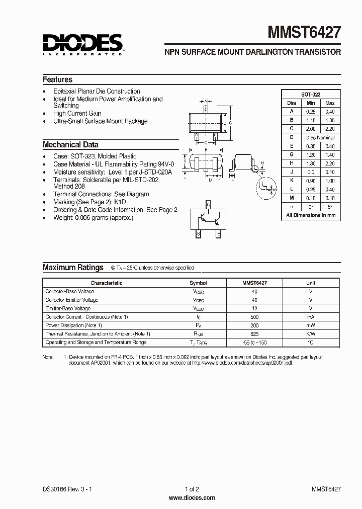 MMST6427_77598.PDF Datasheet