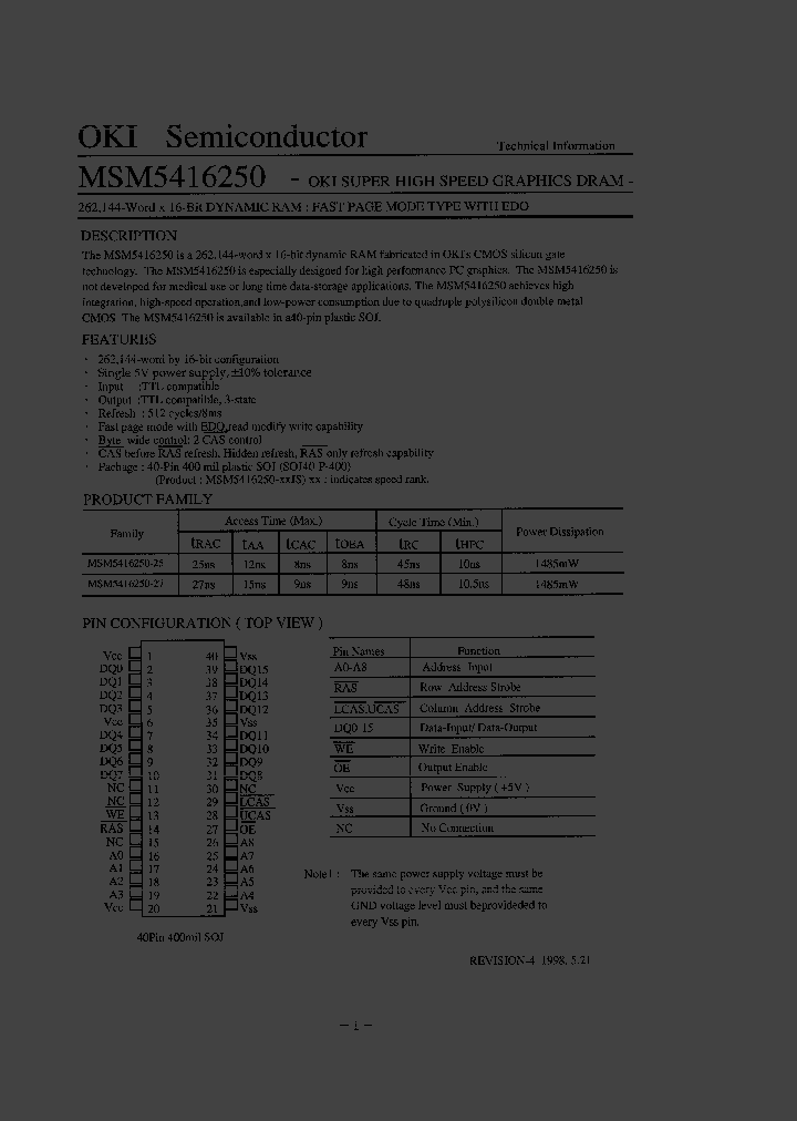 MSM5416250_32886.PDF Datasheet