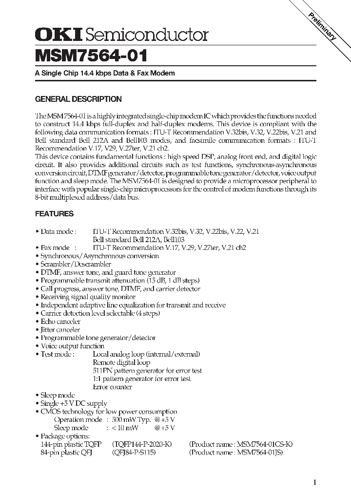 MSM7564-01_155062.PDF Datasheet
