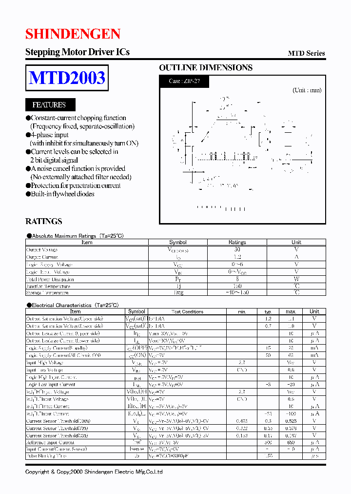 MTD2003_32993.PDF Datasheet