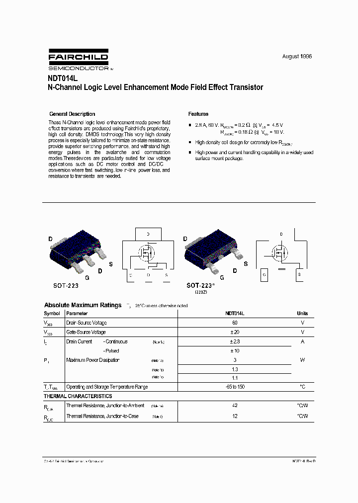 NDT014L_74861.PDF Datasheet