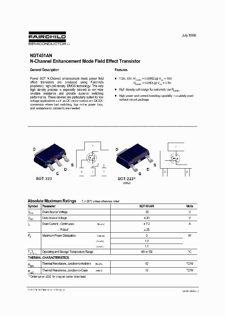 NDT451AN_183211.PDF Datasheet