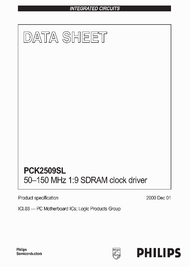 PCK2509SL_143272.PDF Datasheet