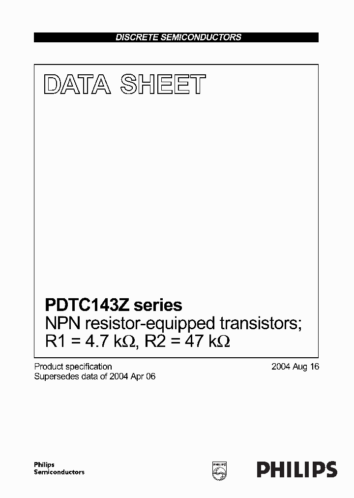 PDTC143Z_24829.PDF Datasheet