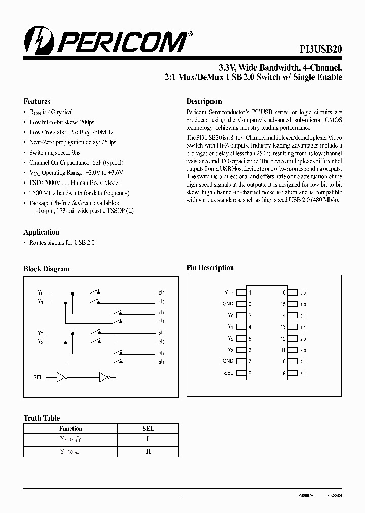 PI3USB20_58907.PDF Datasheet