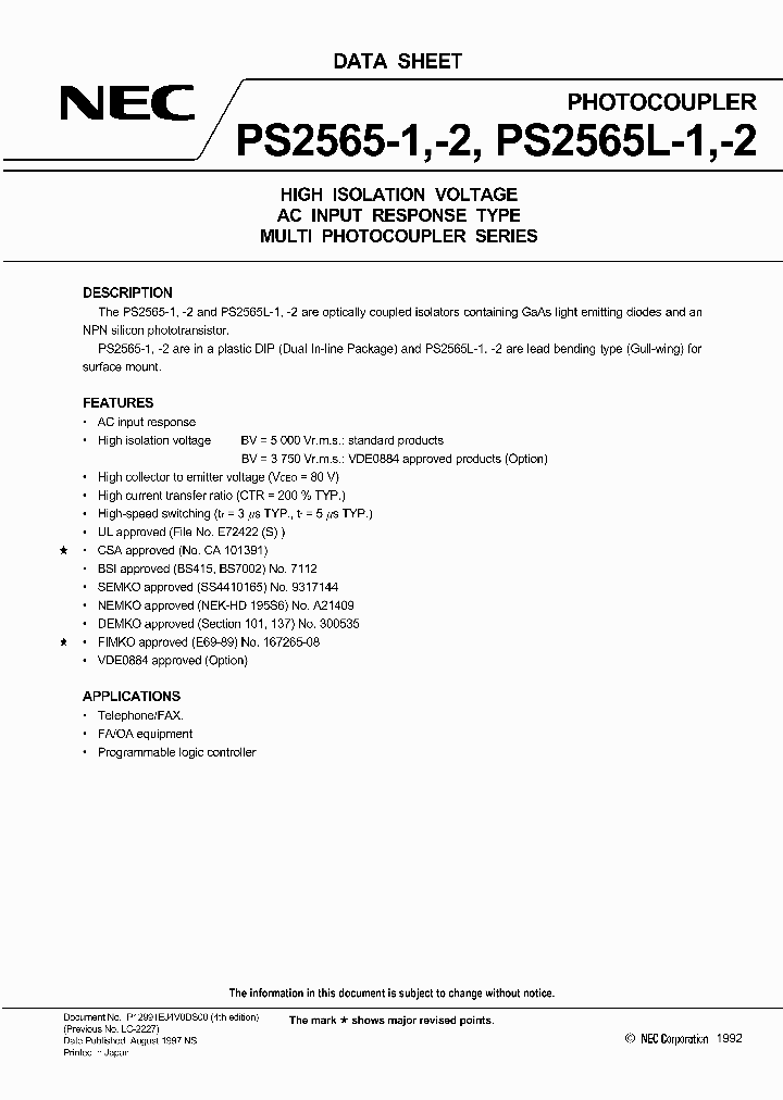PS2565_146411.PDF Datasheet