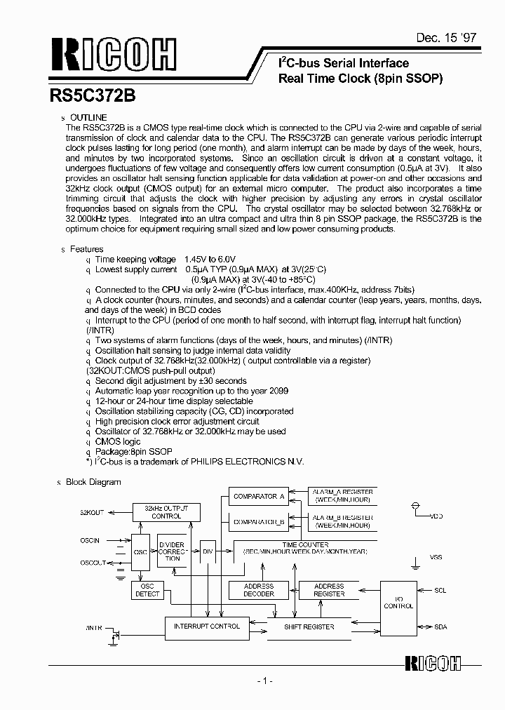 RS5C372B_146094.PDF Datasheet