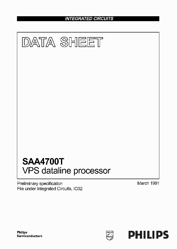 SAA4700T_139883.PDF Datasheet