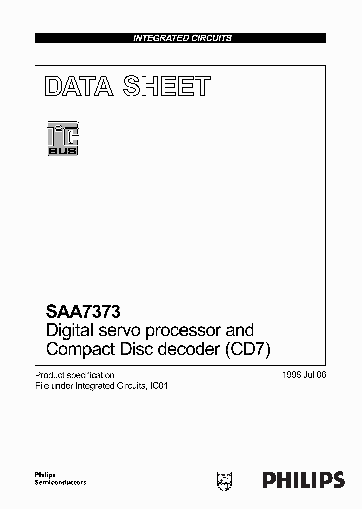 SAA7373_94356.PDF Datasheet