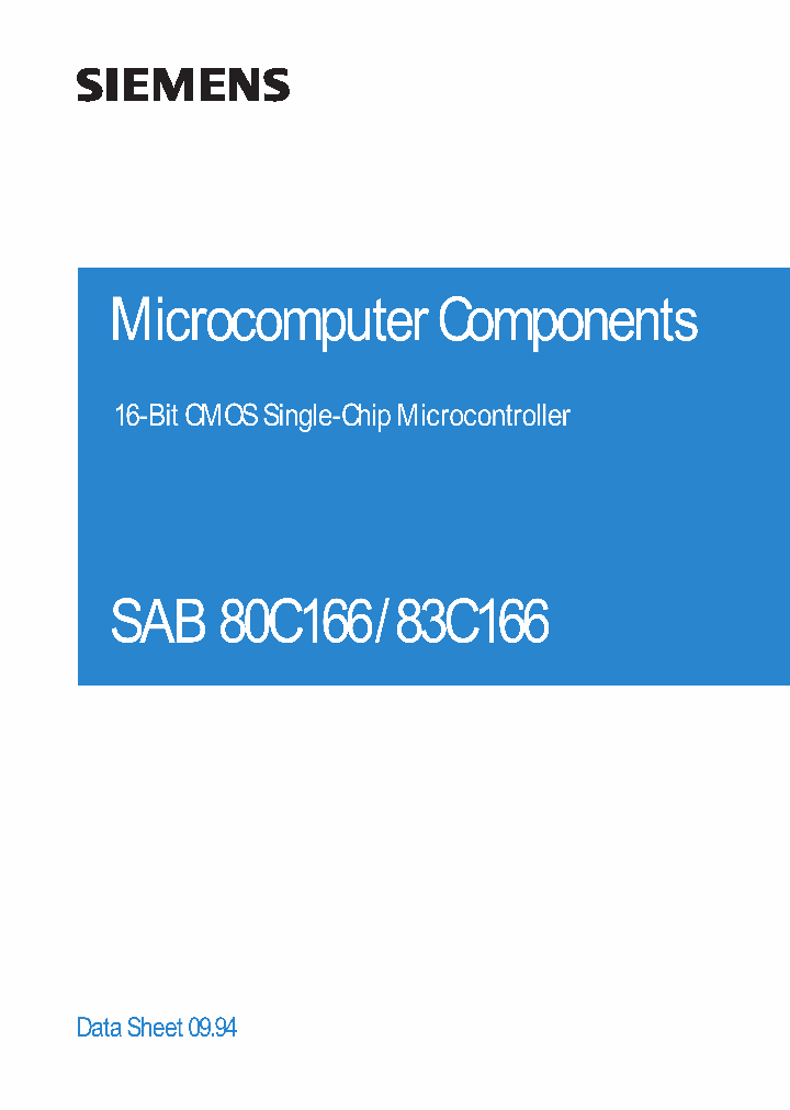 SAB83C166_84790.PDF Datasheet