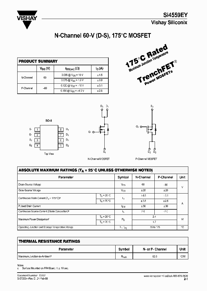 SI4559EY_133727.PDF Datasheet