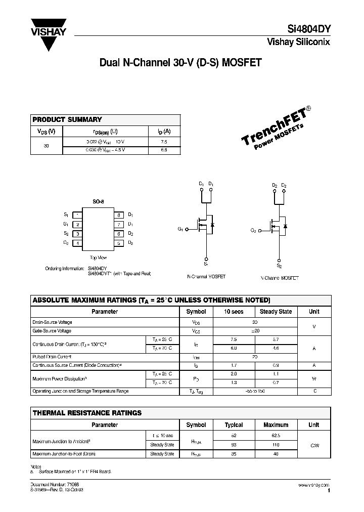 SI4804DY_137592.PDF Datasheet