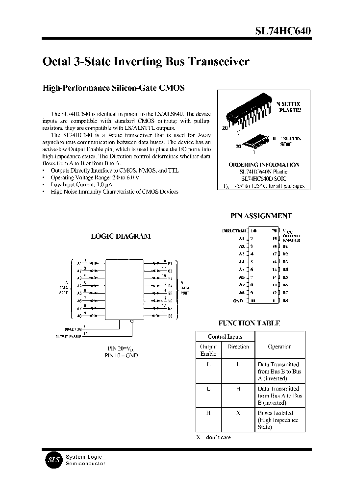 SL74HC640_101086.PDF Datasheet