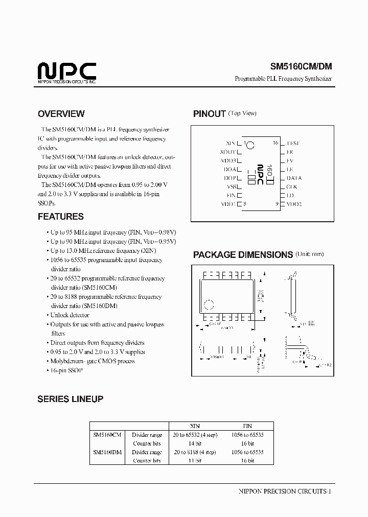 SM5160_96902.PDF Datasheet