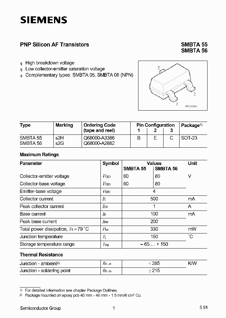 SMBTA55_43390.PDF Datasheet