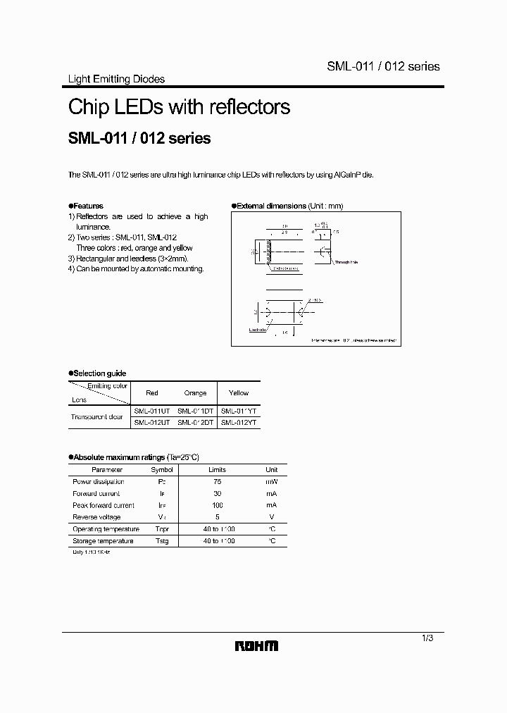 SML-011_119923.PDF Datasheet